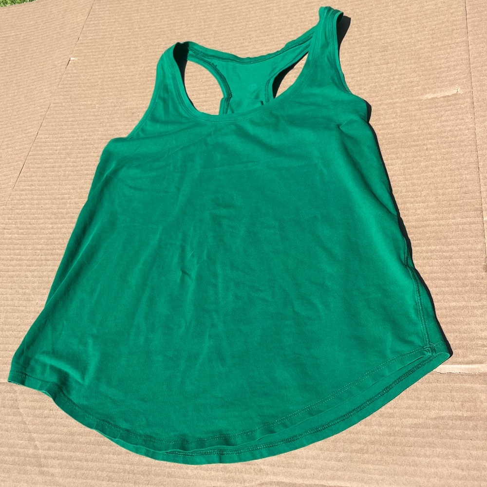 Lululemon Swiftly Tech Tank Top - Green Worn Out